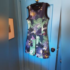 Vince Camuto Dropped Waist Floral Dress